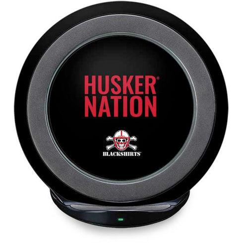 University of Nebraska Husker Nation Fast Charge Wireless Charging Stand Skin